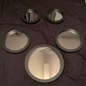 5 Circle Mirrors